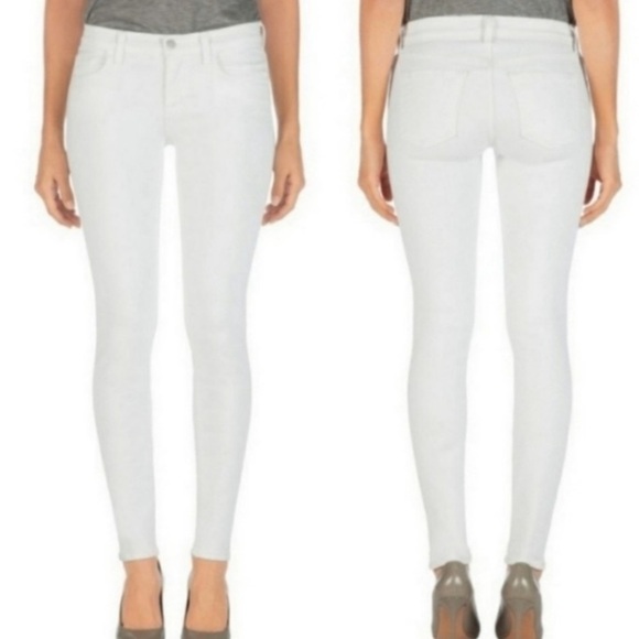 J Brand Low Rise Skinny Leg jeans in Snow size 31 - Picture 1 of 12